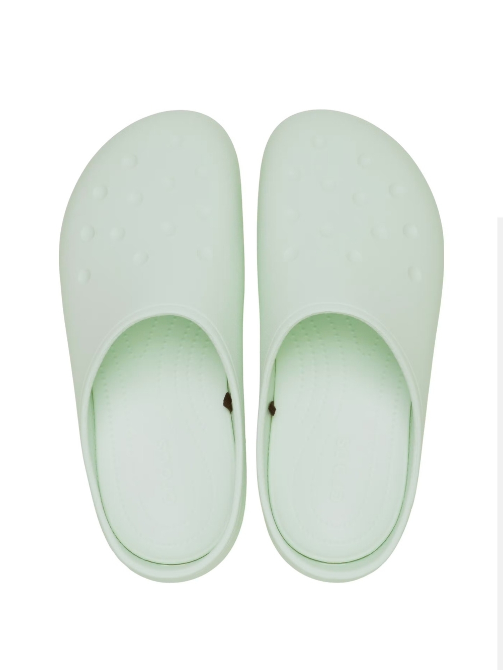 Light Mint Slip-On Foam Clogs